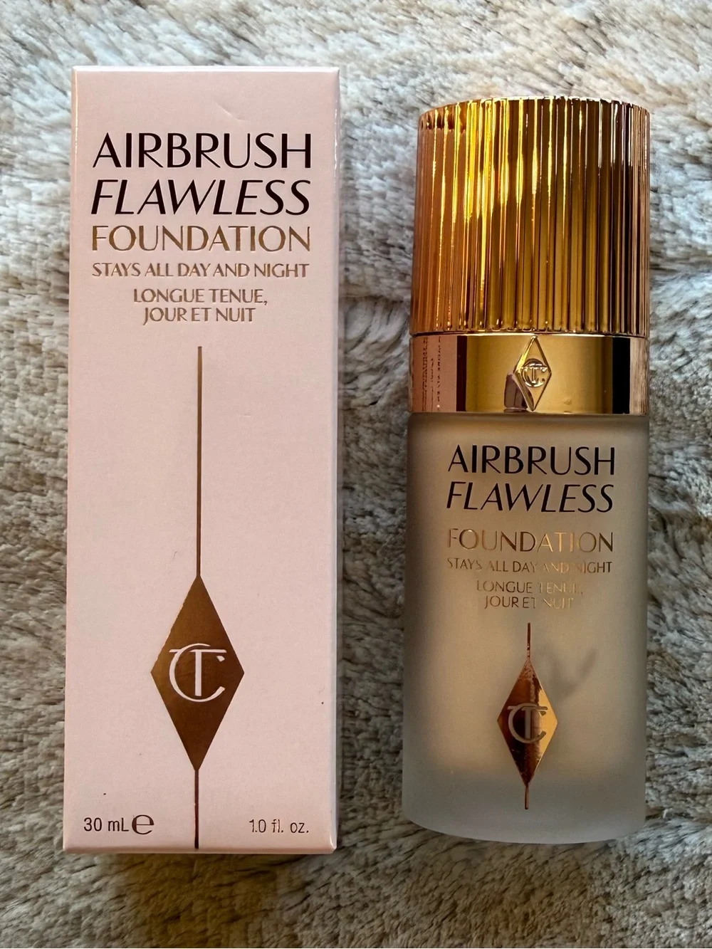 NEW💖CHARLOTTE TILBURY 4 NEUTRAL Airbrush Flawless Longwear Foundation